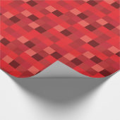 Papier Cadeau Motif rouge de Pixelated (Coin)