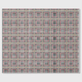 Papier Cadeau Motif rouge noir noir Brown de cheminée en verre (Plat)