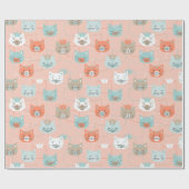 Papier Cadeau Motif Royal Cats (Plat)