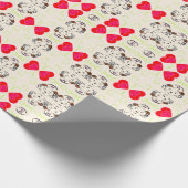 Papier Cadeau Motif Ruban Mignon (Coin)