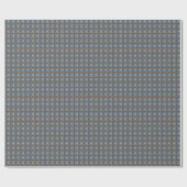 Papier Cadeau motif "Rustic Plaid Elegance" (Plat)
