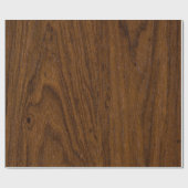 Papier Cadeau Motif rustique en bois (Plat)