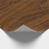 Papier Cadeau Motif rustique en bois (Coin)