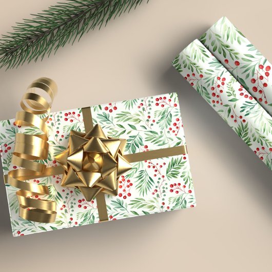 Papier Cadeau Motif saint de Noël