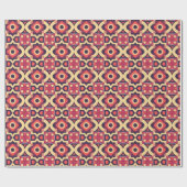 Papier Cadeau Motif sans couture 17 de motifs marocains (Plat)