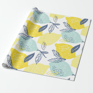 Papier Cadeau Motif sans couture à la limonade de gribouillis