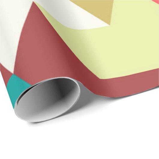 Papier Cadeau Motif sans couture. Arrière - plan illimité de géo (Coin rond)