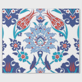 Papier Cadeau Motif sans couture au style turc traditionnel (Plat)