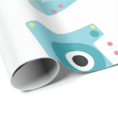 Papier Cadeau Motif sans couture avec bandes audio dans style ré (Coin rond)