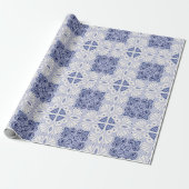 Papier Cadeau Motif sans couture avec des éléments complexes ble (Déroulé)