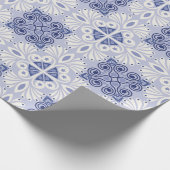 Papier Cadeau Motif sans couture avec des éléments complexes ble (Coin)