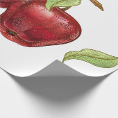Papier Cadeau Motif sans couture avec des pommes rouges. vinique (Coin)