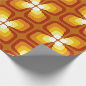 Papier Cadeau Motif sans couture avec éléments floraux abstraits (Coin)