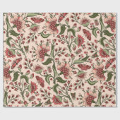 Papier Cadeau Motif sans couture avec fleurs d'imaginaire, mur n (Plat)