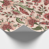 Papier Cadeau Motif sans couture avec fleurs d'imaginaire, mur n (Coin)