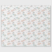 Papier Cadeau Motif sans couture avec Kawaii Cute Cat (Plat)
