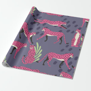 Papier Cadeau Motif sans couture avec main dessiné exotique gran