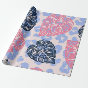 Papier Cadeau Motif sans couture dans la jungle sauvage, arrière