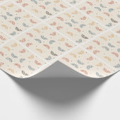 Papier Cadeau Motif sans couture d'arche de Boho Rainbow (Coin)