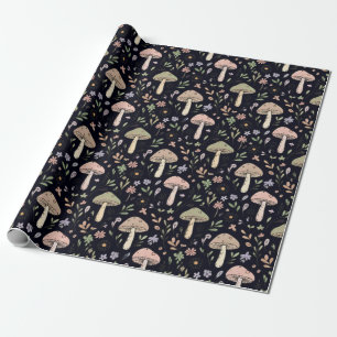 Papier Cadeau Motif sans couture de champignons de l'académie so