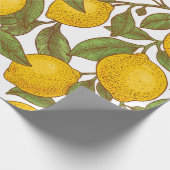 Papier Cadeau Motif sans couture de citron (Coin)