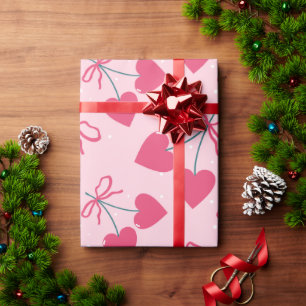 Papier Cadeau Motif sans couture de la Saint-Valentin Cœur de Ce