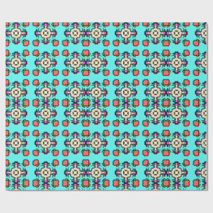Papier Cadeau Motif sans couture de mandala floral