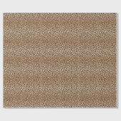 Papier Cadeau Motif sans couture de peau de léopard (Plat)