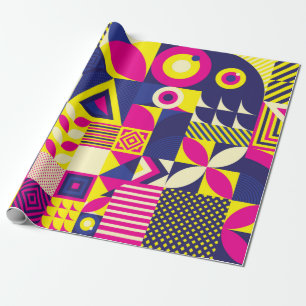 Papier Cadeau Motif sans couture de Pop et de Colorful Abstrait