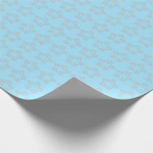 Papier Cadeau Motif sans couture d'étoile de mer mignonne
