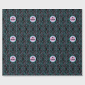 Papier Cadeau Motif sans couture du serpent (Plat)