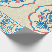 Papier Cadeau Motif sans couture en tissu de style ethnique (Coin)