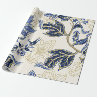 Papier Cadeau Motif sans couture ethnique avec ornement indien.