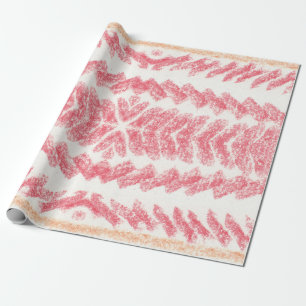 Papier Cadeau Motif sans couture géométrique ethnique orientale.