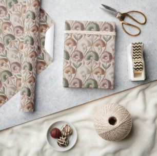 Papier Cadeau Motif sans couture vintage