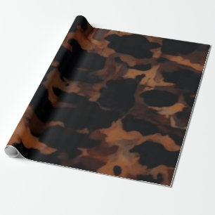 Papier Cadeau Motif sans fil Tortoiseshell, Chic TortoiseShell