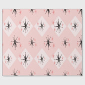 Papier Cadeau Motif sans soudure à l'ère atomique inspiré de (Plat)