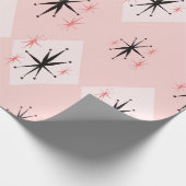 Papier Cadeau Motif sans soudure à l'ère atomique inspiré de (Coin)