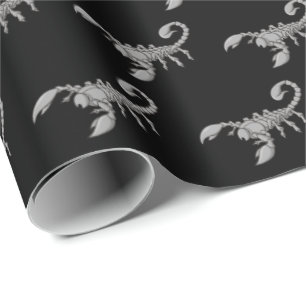 Papier Cadeau Motif Scorpion
