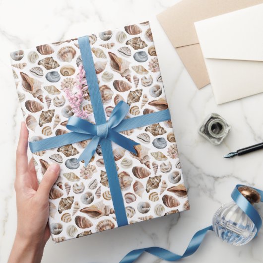 Papier Cadeau Motif Seashell (Cadeaux)
