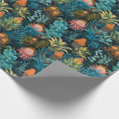 Papier Cadeau Motif secret de jardin d'Eden (Coin)