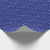 Papier Cadeau Motif Shell bleu clair (Coin)