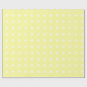 Papier Cadeau Motif shippo jaune citron (Plat)