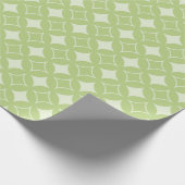 Papier Cadeau Motif shippo vert olive (Coin)