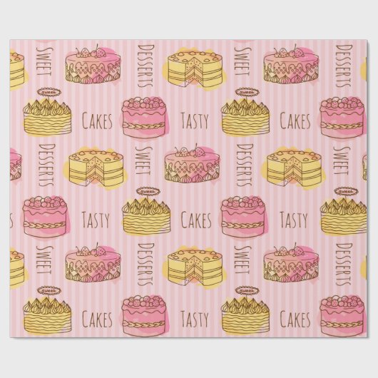 Papier Cadeau Motif simple (Plat)