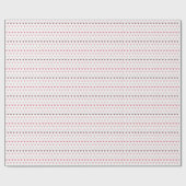 Papier Cadeau Motif simple de tulipe rose (Plat)