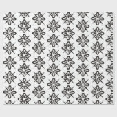 Papier Cadeau Motif Snowflake (Plat)