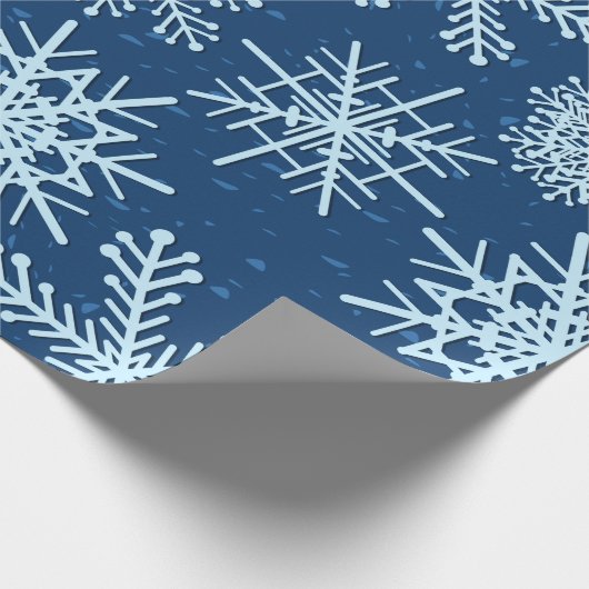 Papier Cadeau Motif Snowflake (Coin)