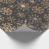 Papier Cadeau Motif Snowflake (Coin)