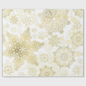Papier Cadeau Motif Snowflake (Plat)